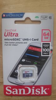 SanDisk Ultra microSDXC UHS-I 64GB 記憶卡