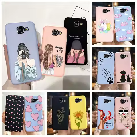 For Samsung Galaxy A5 2016 A510 Case A5 2017 A520 Case Fashion Silicone Soft Phone Case For Samsung 