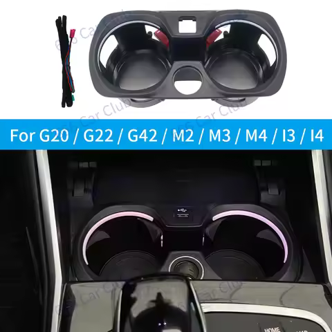11 Colour LED Car Interior Cup Holder lamp For BMW New 2/3/4 Series G20 G22 G80 G82 G42 M2 M3 M4 I3 