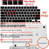 Vỏ Bàn Phím Silicon Cho MacBook Air 13.6 M4 A3240 A3113 MacBook Pro14 16 M3 M4 A3185 A3401 A3403 A29