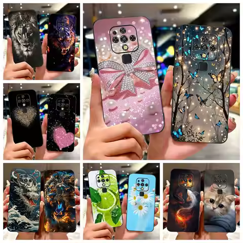 For Tecno Camon 16 Pro Case Camon16 CE7 CE7j Luxury Painted Cover Soft Silicone Phone Case For Tecno