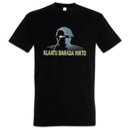 Klaatu Barada Nikto T-Shirt The Day The Earth Alien Quote Stood Still Alien