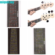 MIQUEL Guitar Fretboard Note Sticker, Portable Tone Guitar Fingerboard Sticker, Chords Learning Ligh