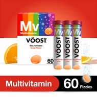 VOOST Multivitamin Effervescent Vitamin Supplement 60 Tabs to support general health & wellbeing (60