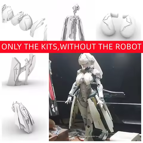 Headveil/Skirt Armor/Chest/Buttocks/High Heels Upgrade Kit For RIOBOT Or MD002 MD-002 Arcee Accessor