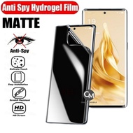Anti-scratch Hydrogel spy matte privacy screen protector Oppo A18 A38 A58 5G A98 5G