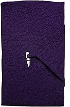 Maruzen Fukusa Tango Crepe Fukusa with Stand (in Box), Made in Japan, Purple, Approx. 13.4 x 13.4 in