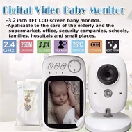 พร้อมส่งจากไทย VB603 Video Baby Monitor 2.4G ไร้สาย LCD ขนาด 3.2 นิ้ว 2 WAY Talk Night Vision การเฝ้