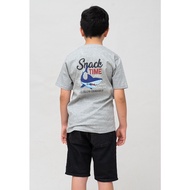 Little Fresco - Always Hungry Shark Grey Kids Tee