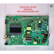 MESIN COOCAA 55Y65 LED TV Mainboard LCD Android Google A9K8HG N012406-002686-005 N012406-002686-006 