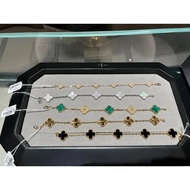 Top 1: 1Original Label Five Flower Bracelet Four Leaf Clover Bracelet 5 Flower Clover