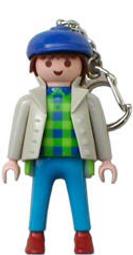 全新 2003 收藏品 德國 正版 playmobil 鑰匙圈 公仔 摩比 玩具模型 職業人偶 塑膠袋密封 計程車司機