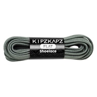 KIPZKAPZ F3 Grey 90cm 115cm 140cm - Flat Shoelaces Flat Shoelaces 8mm