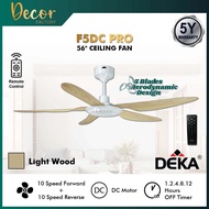 🔥UPGRADED🔥DEKA Fan DEKA KRONOS DEKA F5DC 56 PRO 5 Blades 20 Speed Forward+Reverse DC Motor Remote Co