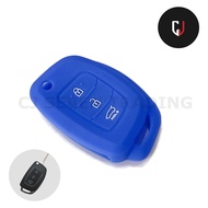 Hyundai Elantra Tucson FLIP KEY Remote Car Key Silicone Cover Casing