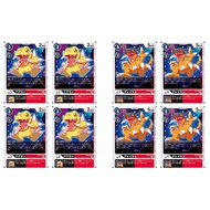 Japanese Digimon Card Agumon BT12-059 (Parallel) / Greymon BT12-062 (Parallel) [ 4 PCS SET ]
