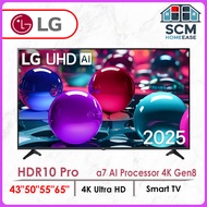 LG 2025 43"/50"/55"/65"  4K UHD AI TV UA73 HDR10 Smart TV