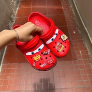 Lightning McQueen Boys Crocs Sandals – Disney Cars Cute Big Eyes