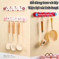 Dopamine multi-purpose kitchen bathroom vacuum hanger, no drilling required, reusable