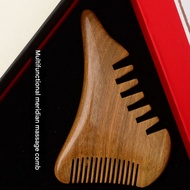 Head Massage Comb 3 IN 1 Multifunctional Scraping Sandalwood Meridian Comb Professional Facial Beaut