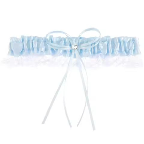 Lace Ribbon Blue Garters Bridal Garter For Wedding Leg nament Yandere Simulator Cosplay Women Intima