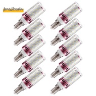 10Pcs E14 LED Corn Bulb 12W Corn Bulb Replace Halogen Lamps Small Screw-in Smart  Efficient Bulb Whi