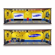 GILAN GARAGE DIORAMA Garage 1/ GARAGE MAGIC GARAGE WITH LED