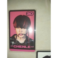 Trading card tc b ver glitch fashion glimo pop up 2nd md concept chenle pink