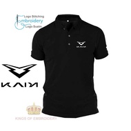 Baju logo Sulam Polo Classic T Shirt LOGO Embroidery COTTON KAIYI Auto Cowin Auto Car X7 X3 X3Pro E5