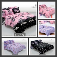 Kuromi Bedding Set 3.5/5/6 Feet (Complete Including Duvet) Authentic Fountain Brand License FTC153 F