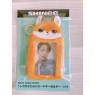SHINee KEY ANIMAL COORDY Fluffy Card Keychain with Card from Japan