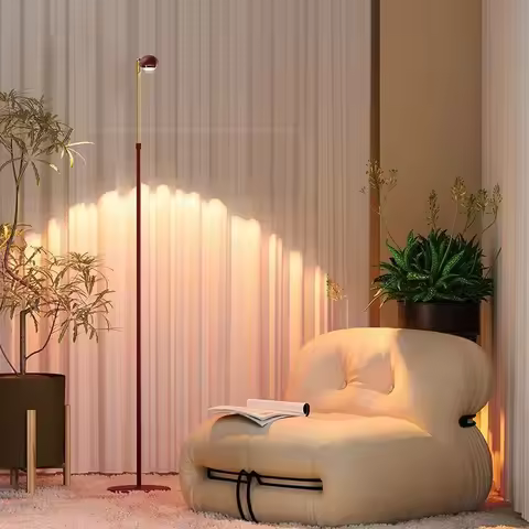 Nordic Modern Little Red Riding Hood Floor Lamp Front Sofa Floor Lamp Night Ambiance Lamp Living Roo