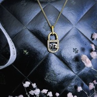 Nina Ricci 經典鎖頭字母項鍊－歐美古董首飾 Vintage Jewelry