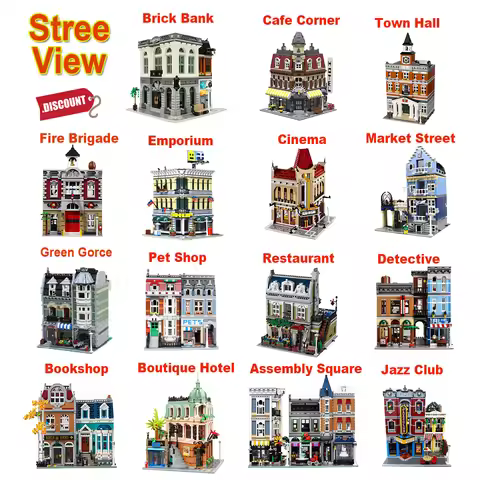 MOC Display 10182 10251 10224 10197 10211 10232 10190 10185 10218 10243 10246 10255 10326 10278 1031