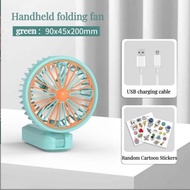Mini handheld fan, 1 USB cable