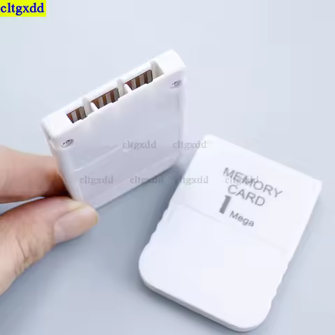cltgxdd 1piece new storage card suitable FOR PS1 game console white memory card, 1MB PS1 PSONE recor