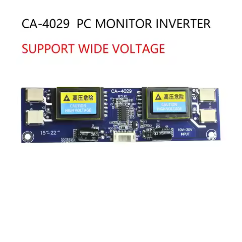 CA-4029 AVT4029 NEW PC MONITOR CCFL 10V-28V LCD 4 LAMPS UNIVERSAL LCL INVERTER for 15-22 inch Monito