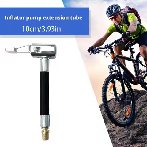 Car Tire Inflator Hose Replacement Inflator Pump Extension Hose Tire Connector Pump Chuck Hose Adapt