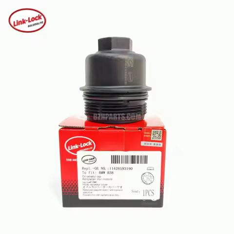 LINK-LOCK Oil Filter Housing Cover Cap 11428593190 for BMW B32 B38 B46 B48 Engine 1234 Series 116I 1