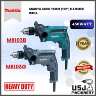 MAKITA 430W 13MM (1/2”) Electric Hammer Drill - M8103B, M8103G | 1 Year Warranty
