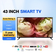 EXPOSE Smart TV 32 inch Android 11.0 TV 4K Ultra HD LED Murah Television Built-in TV box WiFi Dolby 