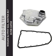 NISSAN SLYPHY G11, SENTRA B17 AUTO TRANSMISSION FILTER WITH GASKET ATF (31728-1XF02)