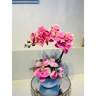 Bunga orkid siap gubah bunga coffee table bunga meja makan bunga hiasan rumah bunga orchid siap guba