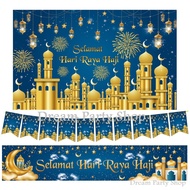 Selamat Hari Raya Haji Gantung Hiasan Banner Haji Hari Raya Adilfitri Decoration Happy EID Office Se