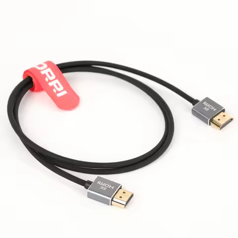 Soft Silicone 8K@60Hz 4K@120Hz HDMI Male to Male Cable for Sony A7III A7S3, FX3, FX6, FX30 ,BMPCC 4K