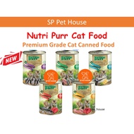 Nutri Purr Wet Cat Canned Cat Food / Makanan Kucing Tin 400g