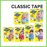 Drypers Classic Tape S70/M54/L50/XL44/XXL40