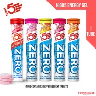 HIGH5 Zero Electrolyte Sports Drink - 1 tube / 20 tabs per tube [Zero Sugar, Zero Cal, Hydration]