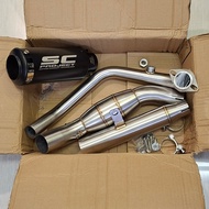 Motorcycle Exhaust for CFMOTO 250NK LITE 250SR LITE Power Boom Full System Exhaust 250SR 250NK