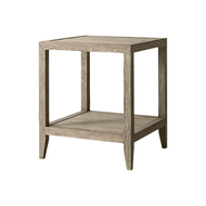 Round hardwood wood coffee table modern accent tea table vintage French country center table for liv